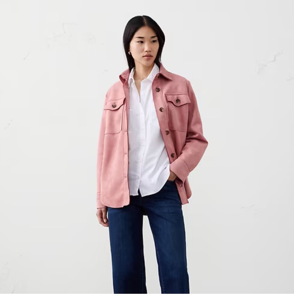 VEGAN SUEDE OVERSHIRT